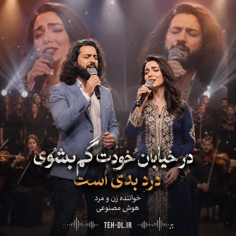دانلود آهنگ در خیابان خودت گم بشوی درد بدیست با صدای زن و مرد هوش مصنوعی دانلود آهنگ در خیابان خودت گم بشوی درد بدیست با صدای زن و مرد هوش مصنوعی